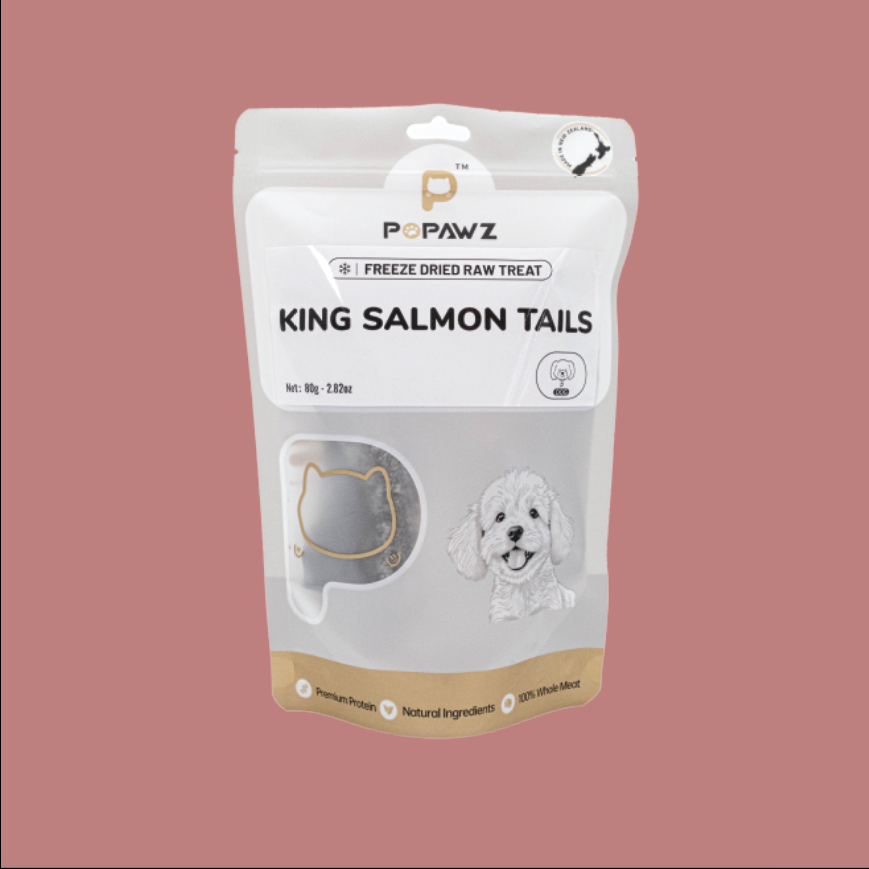 FREEZE DRIED KING SALMON TAILS