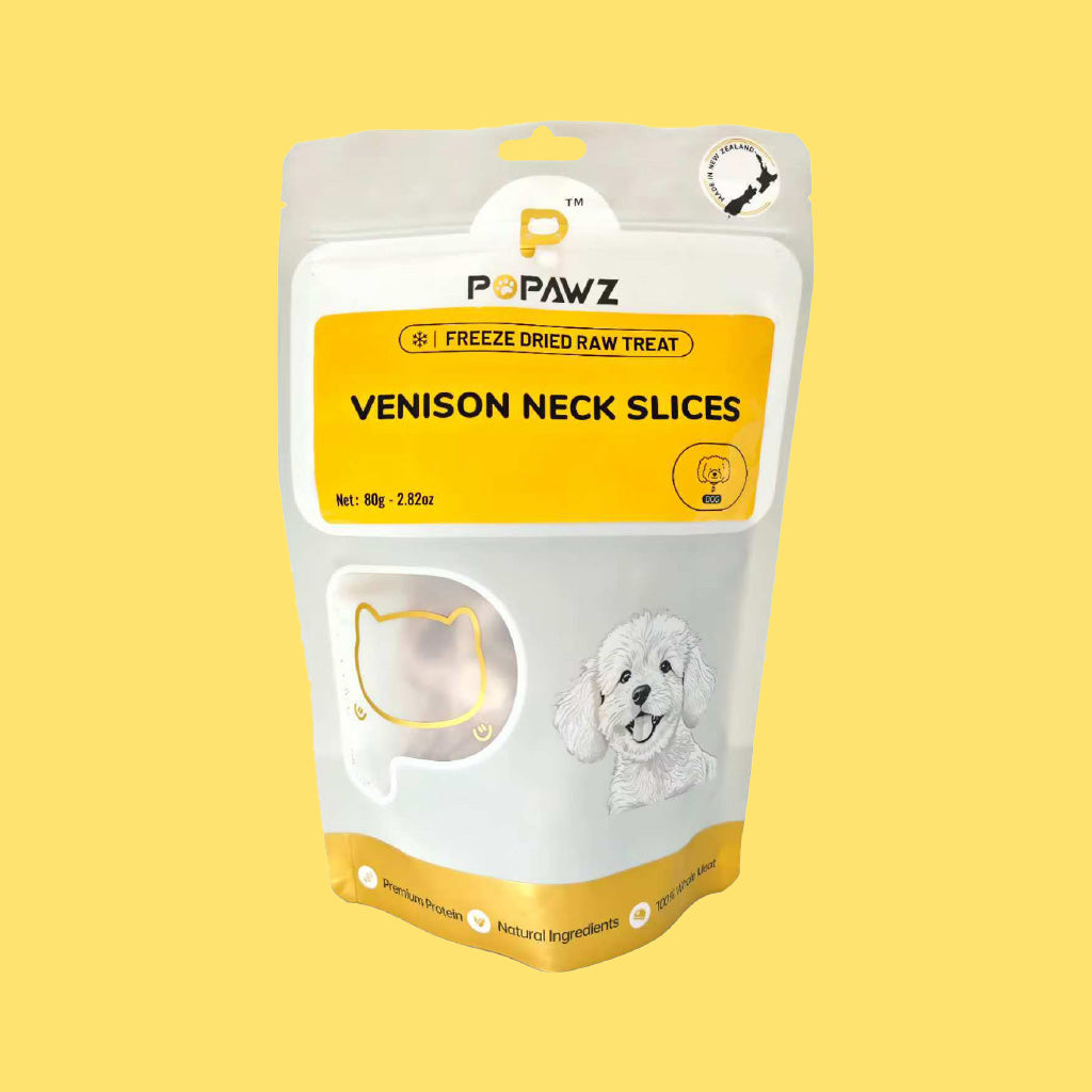 FREEZE DRIED VENISON NECK SLICES