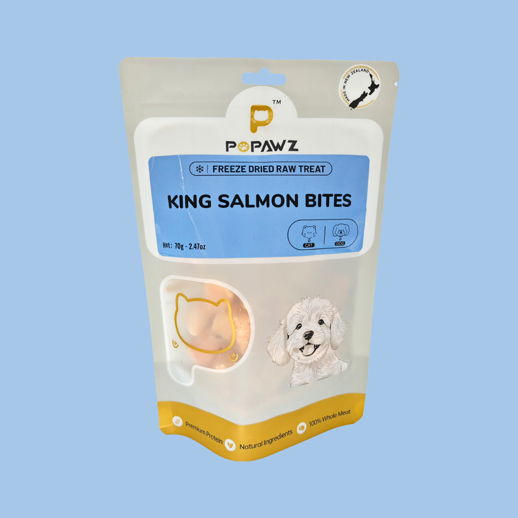 FREEZE DRIED KING SALMON BITES