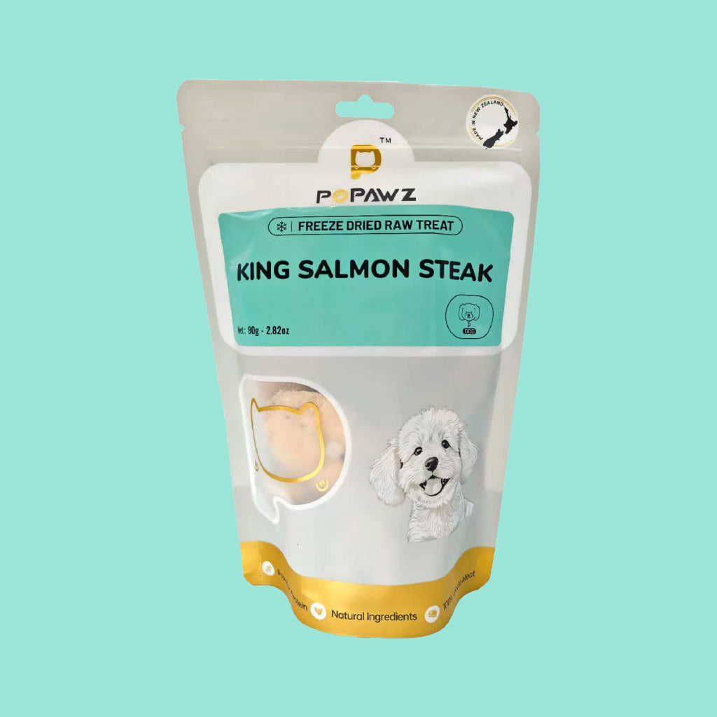 FREEZE DRIED KING SALMON STEAK