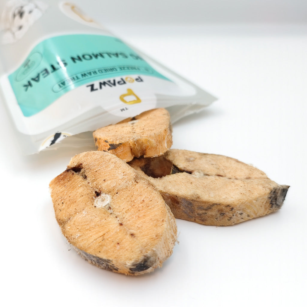 FREEZE DRIED KING SALMON STEAK